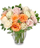 Alabaster Roses Arrangement