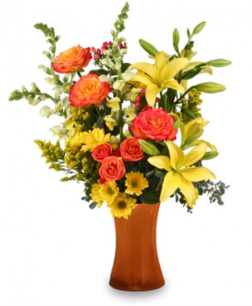 Autumn Excitement Arrangement in Batesville, AR | Signature Baskets Flowers & Gifts