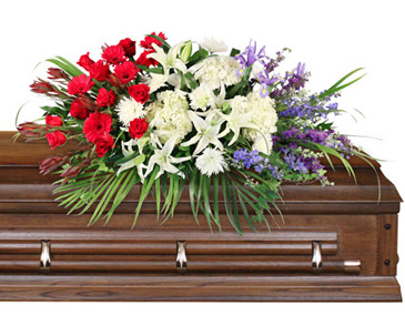 Brave Soldier Casket Spray in Batesville, AR | Signature Baskets Flowers & Gifts