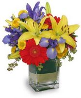 COLORS ON PARADE Flower Arrangement