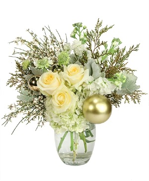 Golden Peace Vase Arrangement