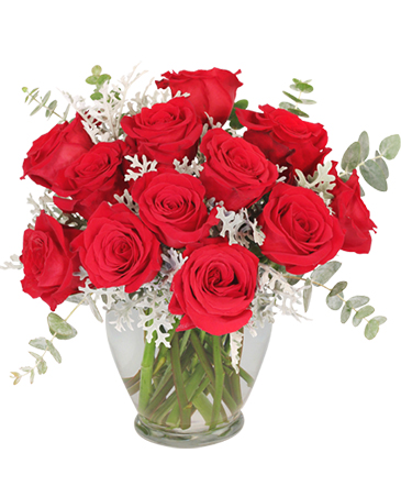 Guilty Pleasure Dozen Roses in Batesville, AR | Signature Baskets Flowers & Gifts