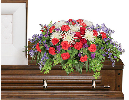 Honorable Dedication Casket Spray