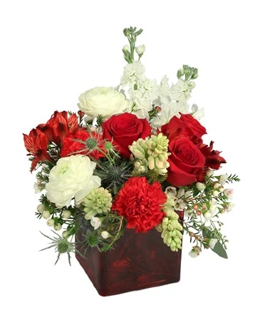 Luscious Charm Vase Arrangement in Batesville, AR | Signature Baskets Flowers & Gifts