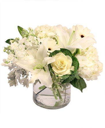 Peaceful Purity Floral Arrangement in Batesville, AR | Signature Baskets Flowers & Gifts