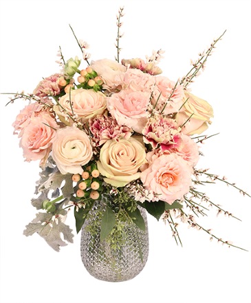 Poetic Pinks Floral Arrangement in Batesville, AR | Signature Baskets Flowers & Gifts