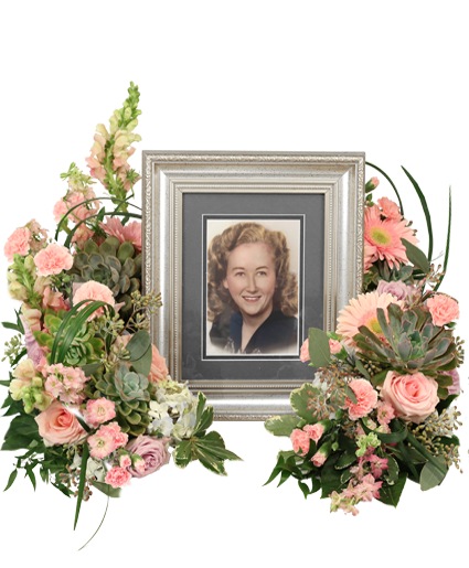 Touching Tranquility Memorial Flowers   (frame not included) 