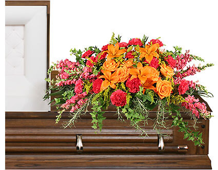 TRIUMPHANT TRIBUTE Casket Spray