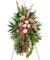 PEACEFUL PINK Sympathy Spray