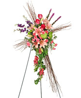 COMPASSIONATE CROSS Funeral Flowers