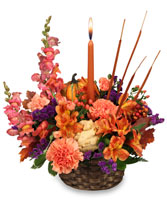 FRUITFUL FALL Basket Arrangement