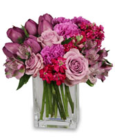 PRECIOUS PURPLES Arrangement Best Seller