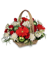 BE JOLLY BASKET Holiday Flowers in Batesville, AR | SIGNATURE BASKETS FLOWERS & GIFTS