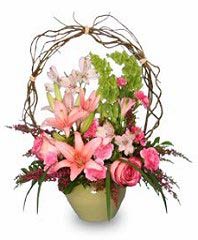 TRELLIS FLOWER GARDEN Sympathy Arrangement