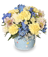 BABY BOY BLOOMS Floral Arrangement