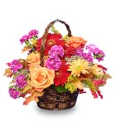 GARDEN CRESCENDO Floral Basket