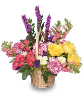 GARDEN REVIVAL Basket of Flowers