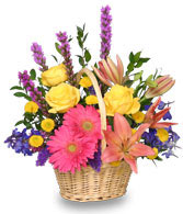 HAVE A SUNNY DAY! Flower Basket