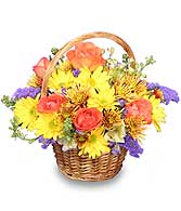 HARVEST HARMONY  Flower Basket