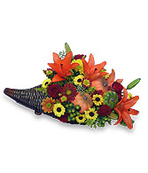 HARVEST HORN OF PLENTY Arrangement
