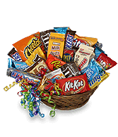 JUNK FOOD BASKET Gift Basket