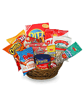 SALTY SNACKS BASKET Gift Basket