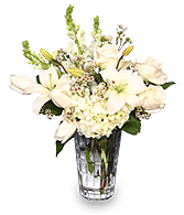 LET IT SNOW!  with Fresh Flowers