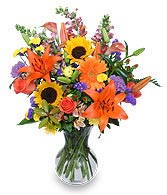 HARVEST RHAPSODY Fresh Flower Vase