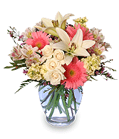 WELCOME BABY GIRL Flower Arrangement