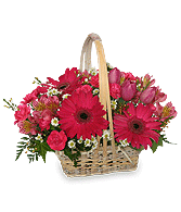 DESEANDOTE LO MEJOR Canasta Floral