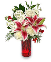 HOLIDAY BEAUTY Arrangement in Batesville, AR | SIGNATURE BASKETS FLOWERS & GIFTS