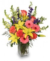 SPRING BLUSH BOUQUET Floral Arrangement Best Seller