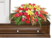 IN LOVING MEMORY Casket Spray