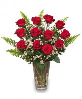 RAVISHING DOZEN Rose Arrangement