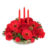PEACE ~ JOY ~ NOEL Holiday Centerpiece in Batesville, AR | SIGNATURE BASKETS FLOWERS & GIFTS